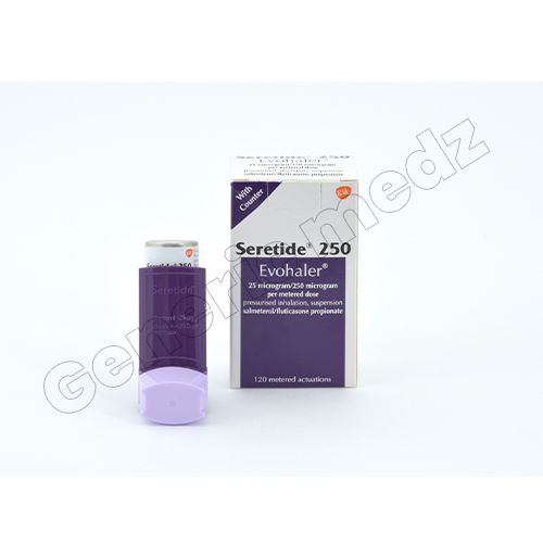Seretide 250mcg Evohaler (Salmeterol Fluticasone) Seretide 250mcg Evohaler (Salmeterol Fluticasone)