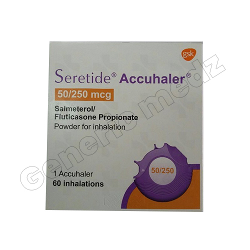 Seretide Accuhaler 50 100mcg (Salmeterol Fluticasone Propionate) Seretide Accuhaler 50 100mcg (Salmeterol Fluticasone Propionate)