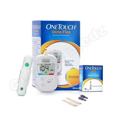 OneTouch Verio Flex Glucometer Healthcare Device